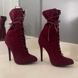 Booties 6 inch heel